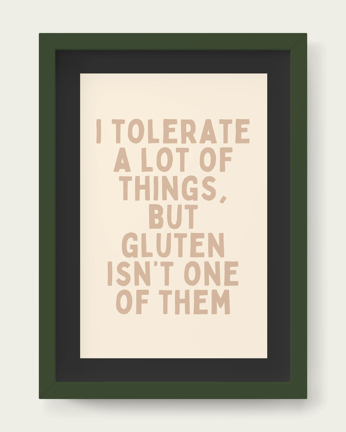Toast/Dark Green