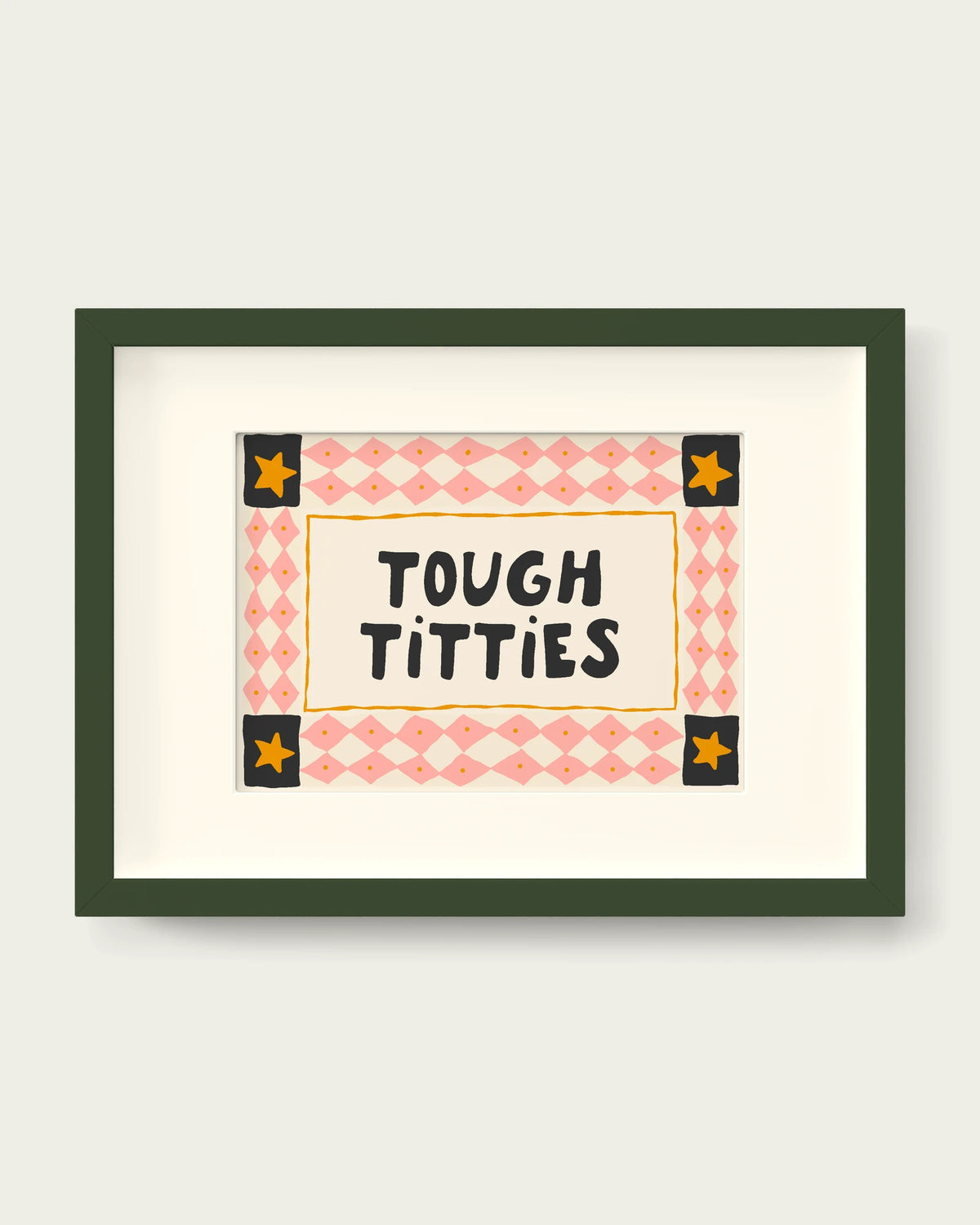 Peach/Dark Green+mount