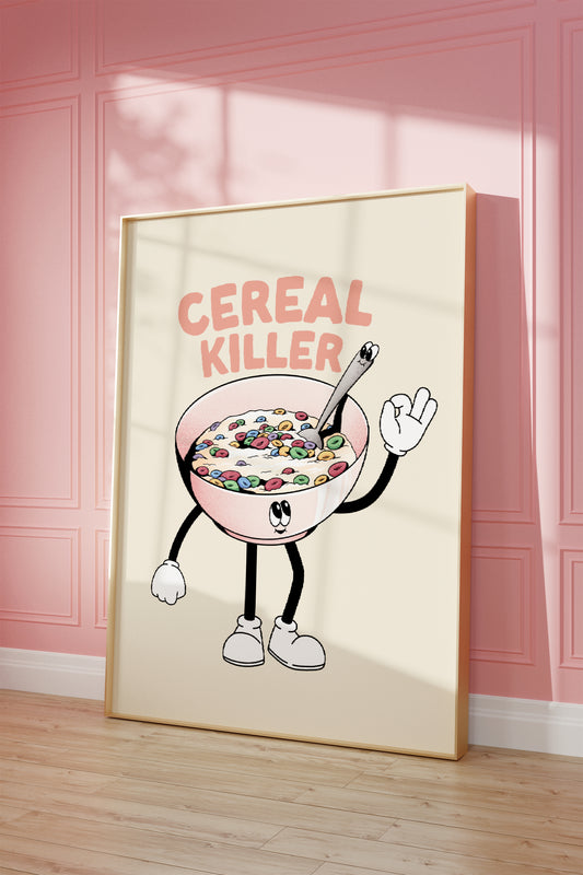 Cereal Killer | Peach and Cream | Art Print