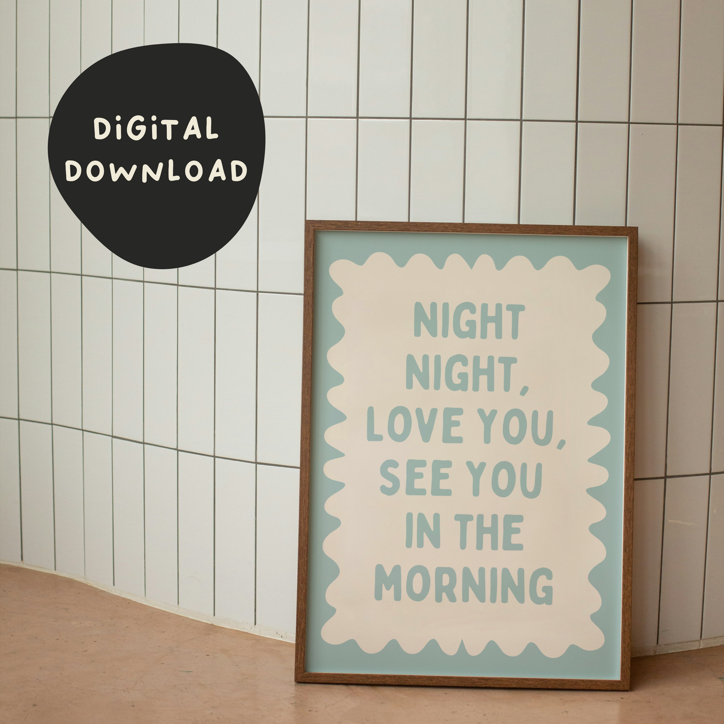 Default Title Digital Download | Digital Download | Night Night | Seafoam and Cream | Wisdom and Wonder Designs
