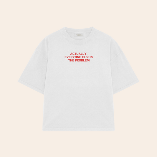 Actually, Everyone Else Is The Problem | Boxy T Shirt