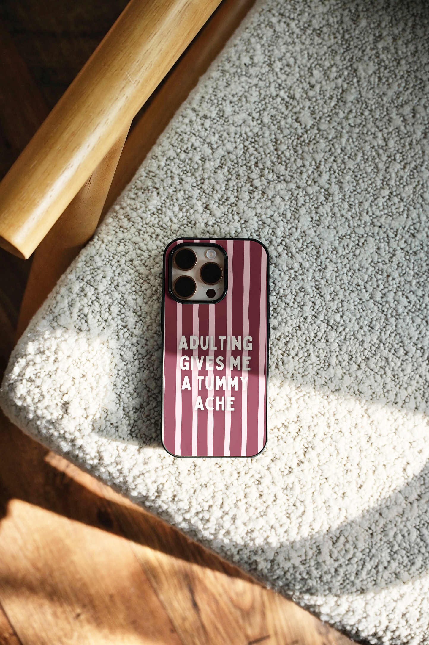 Adulting Gives Me A Tummy Ache | Phone Case