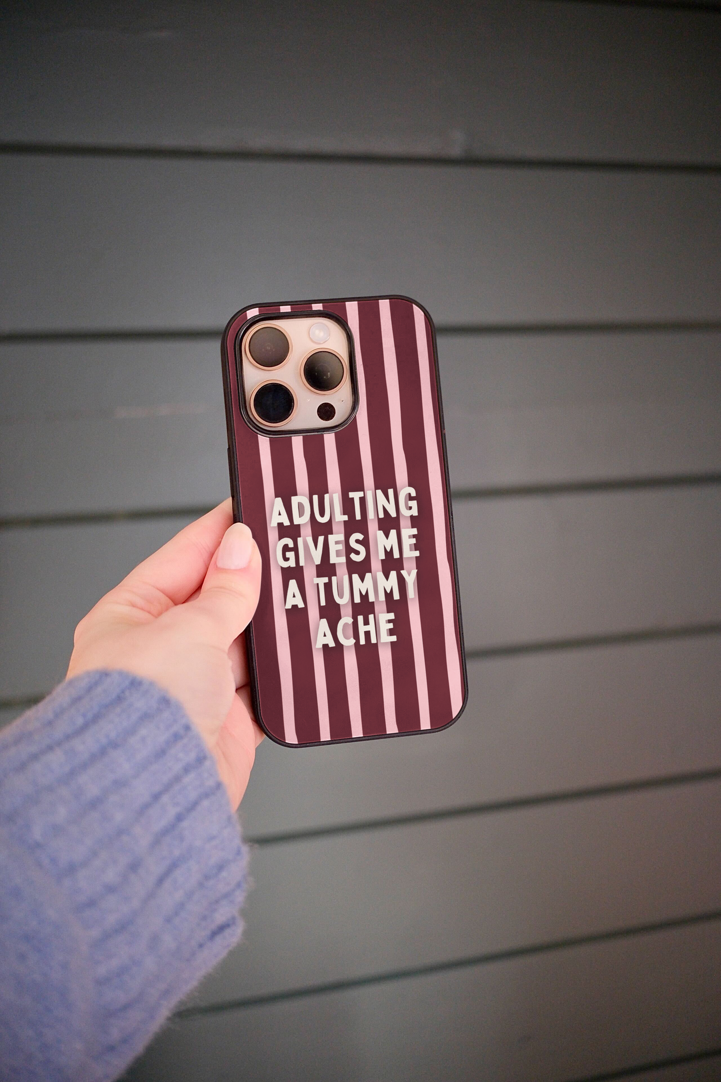 Adulting Gives Me A Tummy Ache | Phone Case