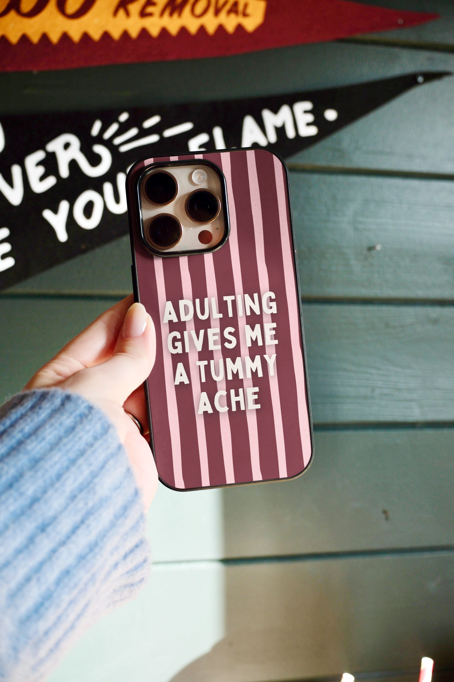 Adulting Gives Me A Tummy Ache | Phone Case