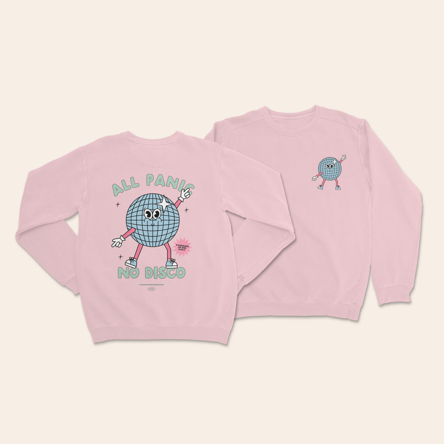 All Panic No Disco | Unisex Sweatshirt