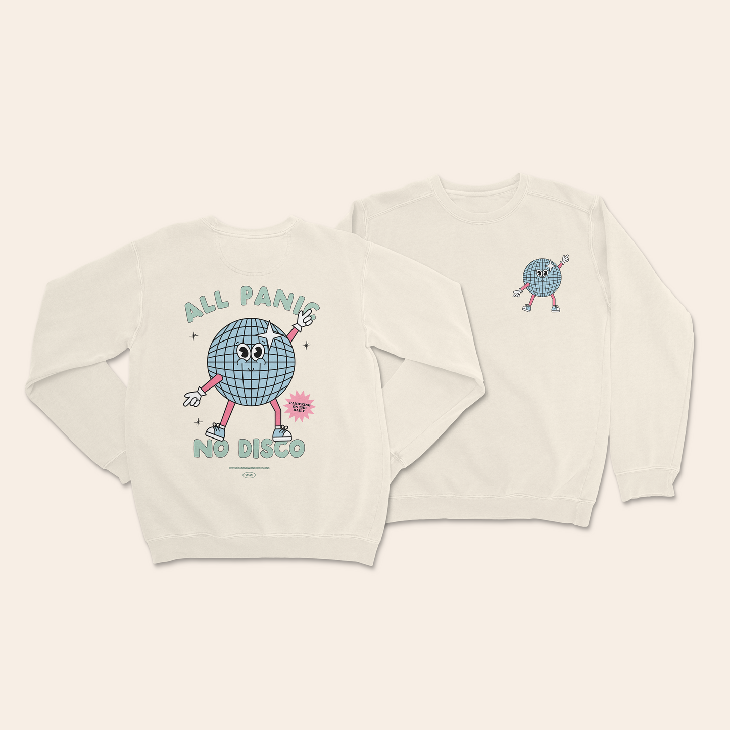 All Panic No Disco | Unisex Sweatshirt