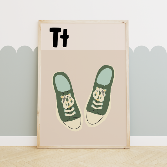 Alphabet T | Art Print