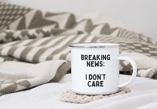 Breaking News | Enamel Mug
