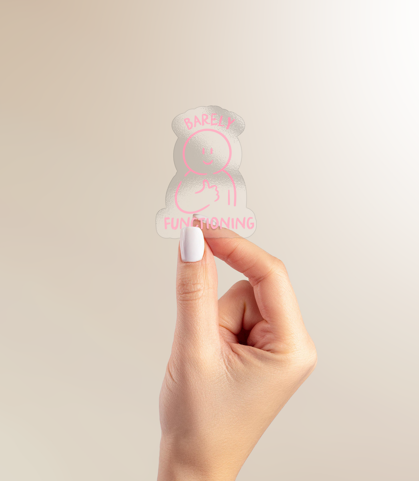 Barely Functioning | Sticker