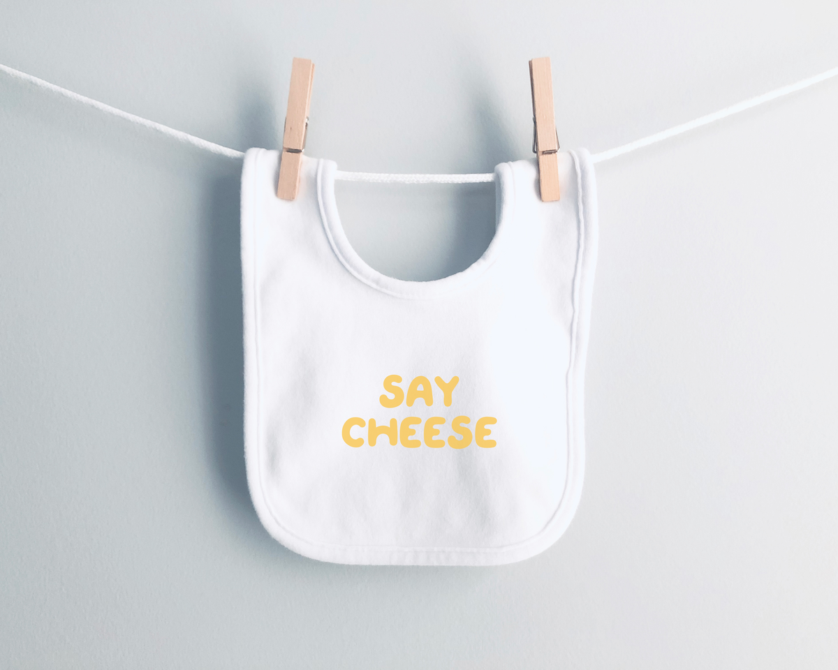 Baby Bib | Say Cheese