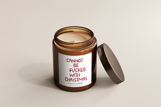 Cannot Be Fucked With Christmas | Christmas Candle