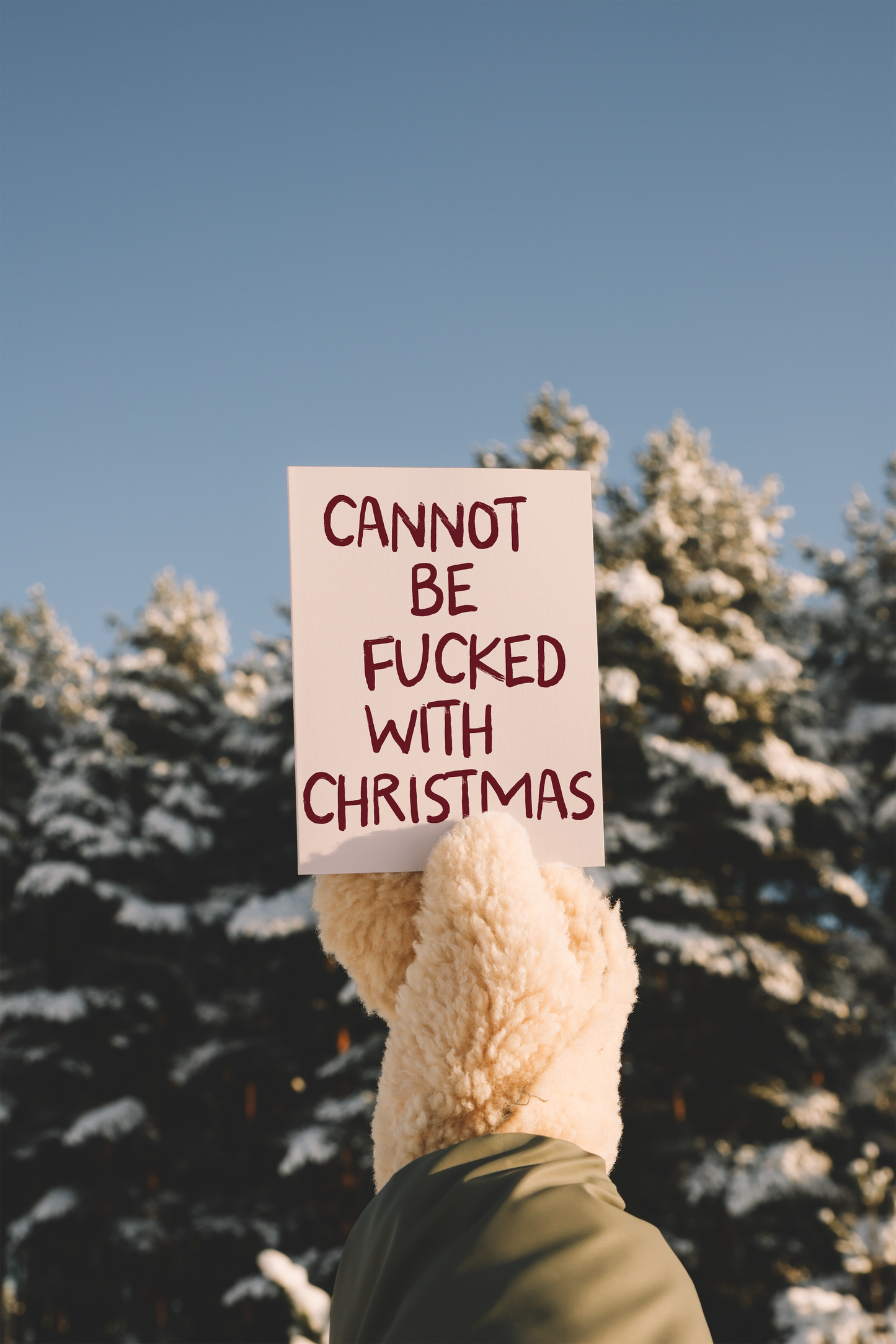 Cannot Be Fucked With Christmas | Christmas Card