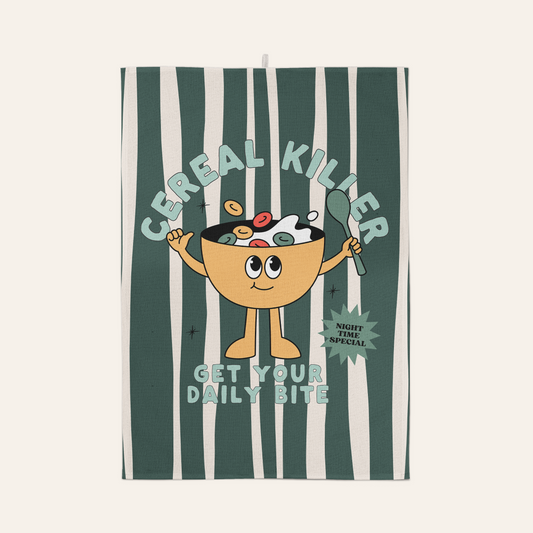 Cereal Killer | Tea Towel