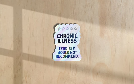 WISDOM & WONDER DESIGNS X POTS UK | Chronic Illness | Sticker