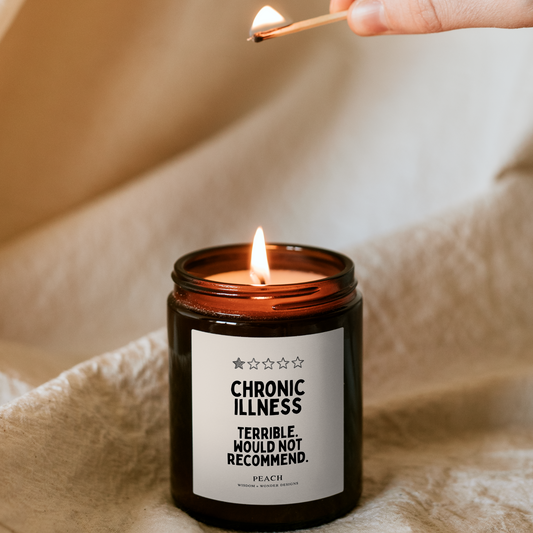 WISDOM & WONDER DESIGNS X POTS UK | Chronic Illness | Candle