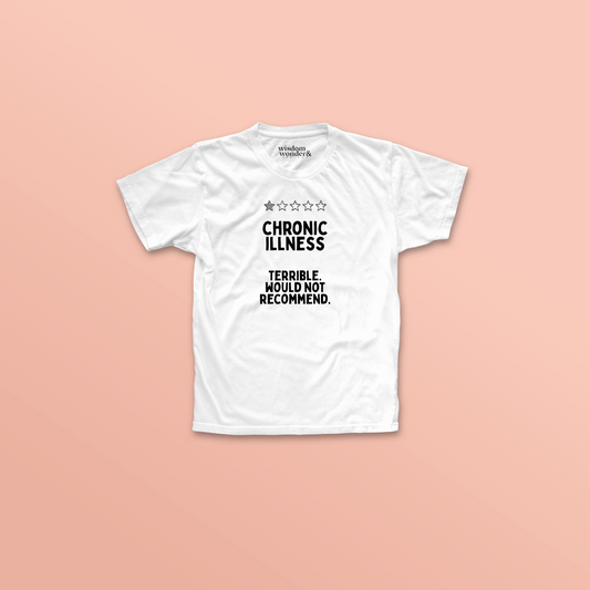 WISDOM & WONDER DESIGNS X POTS UK | Chronic Illness | Organic Unisex T Shirt