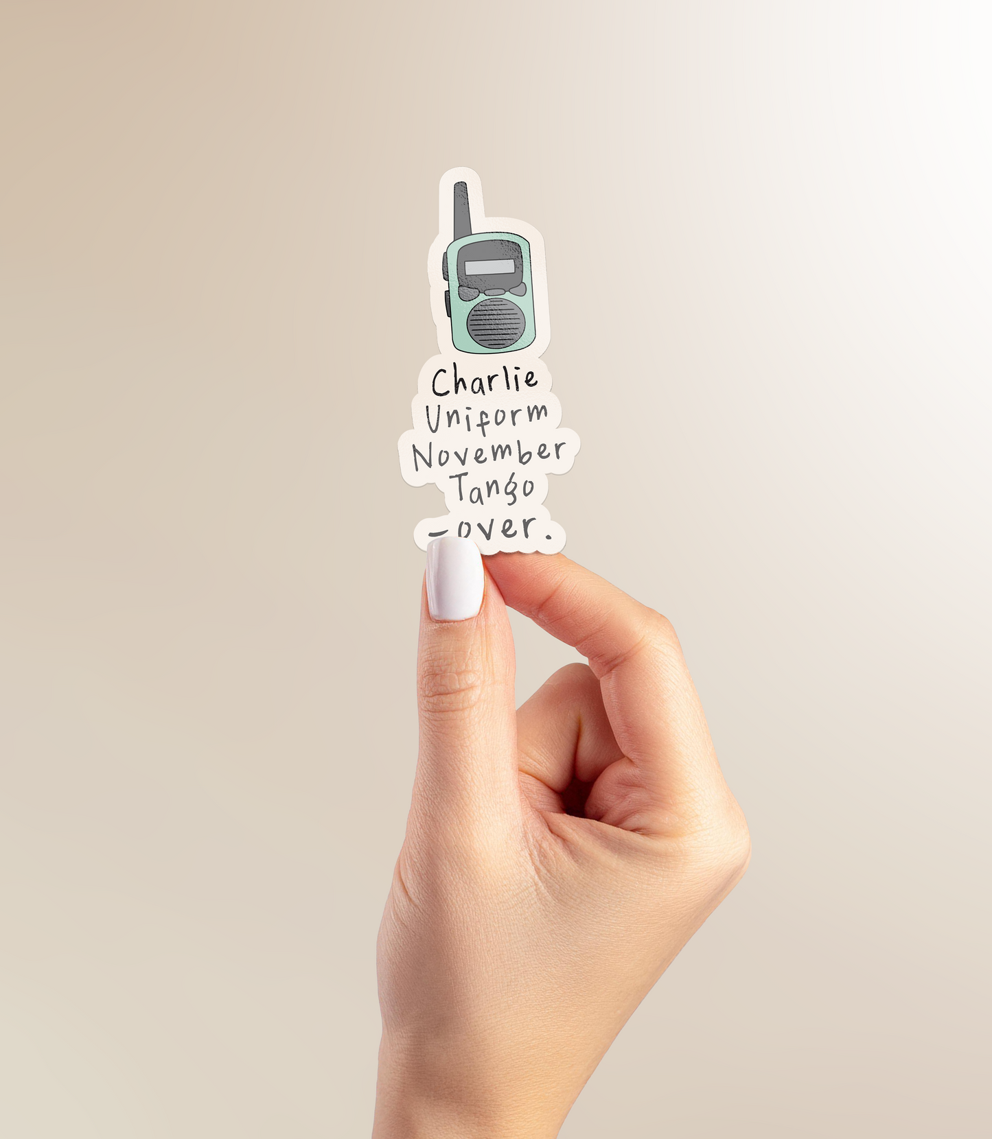Charlie Uniform November Tango | Sticker