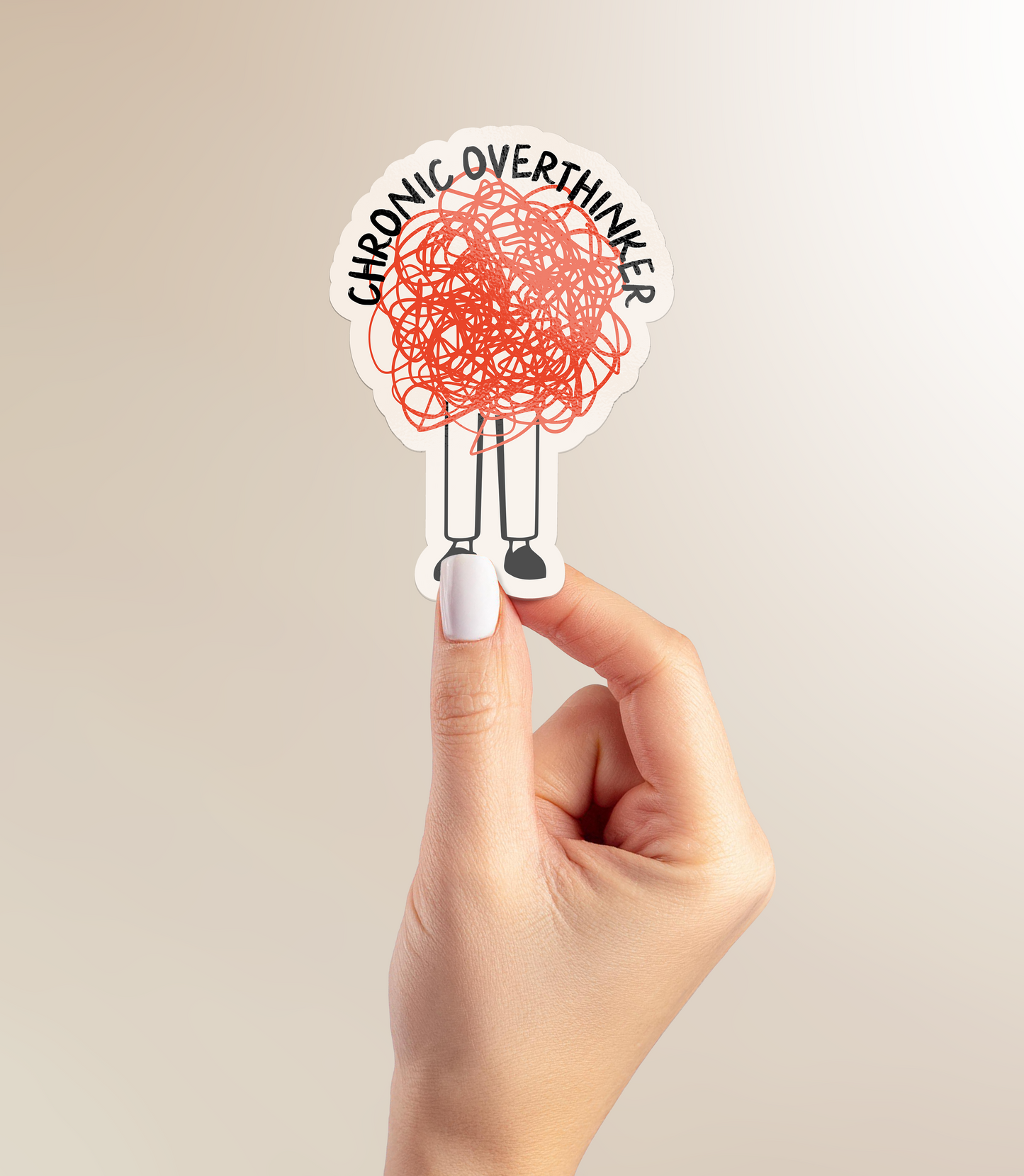 Chronic Overthinker | Sticker