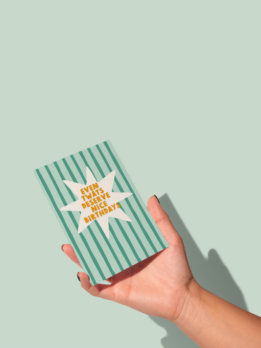 Even Twats | Greeting Card