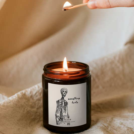 WISDOM & WONDER DESIGNS X POTS UK | Everything Hurts | Candle
