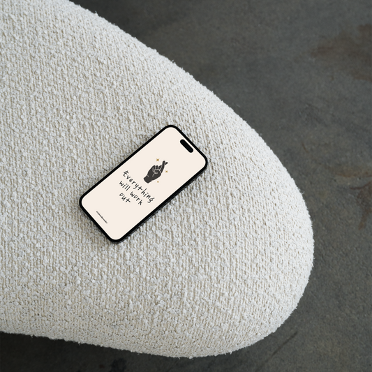 FREE | Digital Download | Everything Will Work Out | Phone Wallpaper