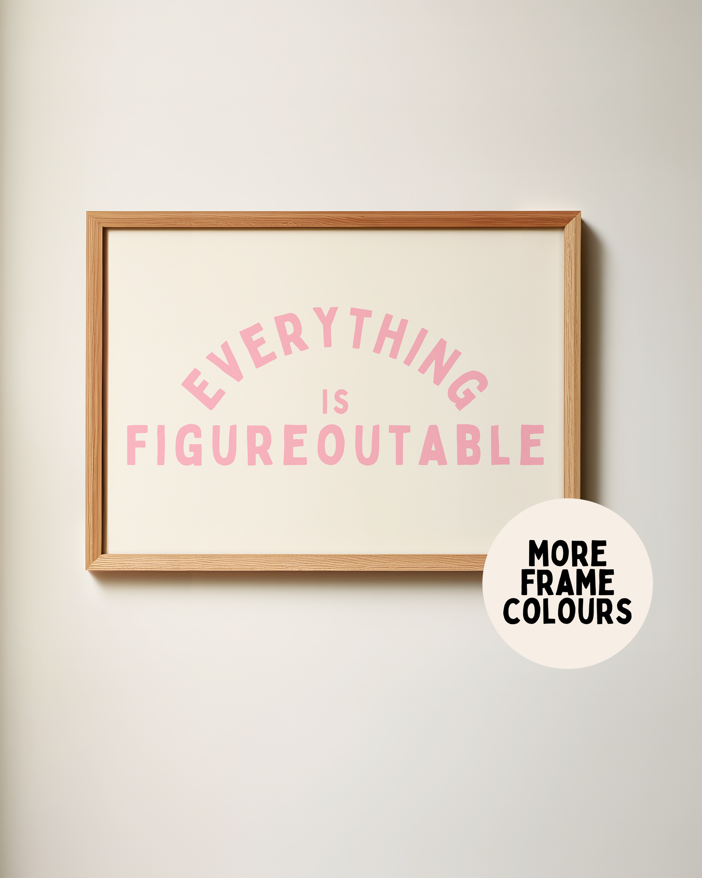 Everything Is Figureoutable | Landscape | Art Print