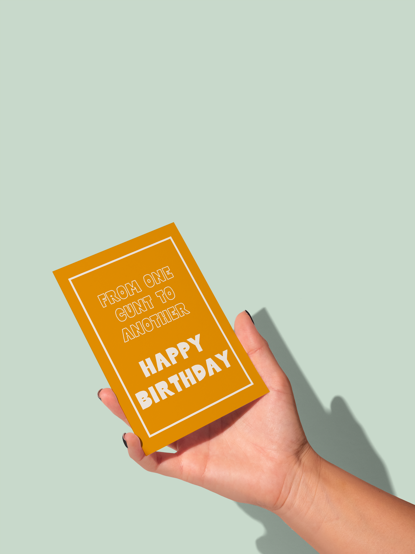 From One Cunt To Another | Greeting Card