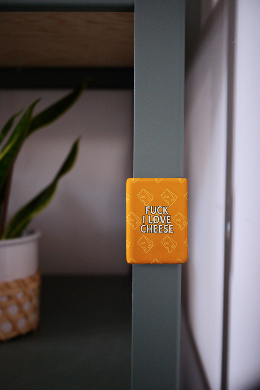 Fuck I Love Cheese | Ceramic Magnet