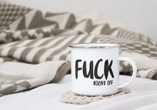 Fuck Right Off | Enamel Mug