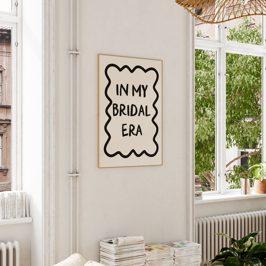 WISDOM & WONDER DESIGNS X GEORGINA ROSE EVENTS | In My Bridal Era | Wall Art Print