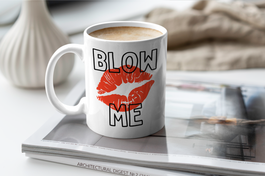 Wisdom & Wonder Designs x Georgina Rose Events | Blow Me | Ceramic Mug
