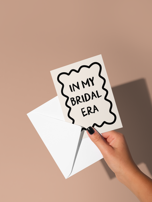 Wisdom & Wonder Designs x Georgina Rose Events | In My Bridal Era | Greeting Card