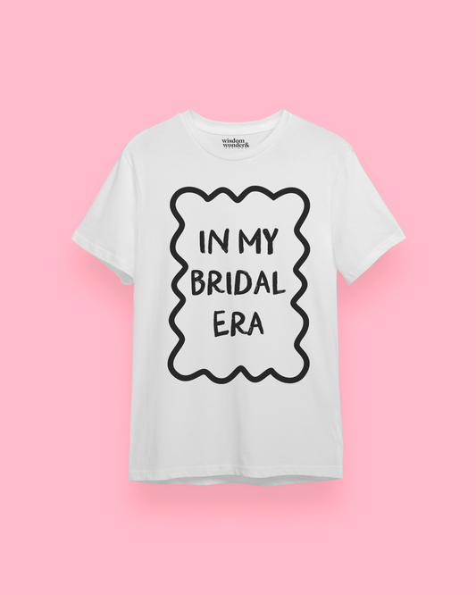 WISDOM & WONDER DESIGNS X GEORGINA ROSE EVENTS | In My Bridal Era | Organic Unisex T Shirt