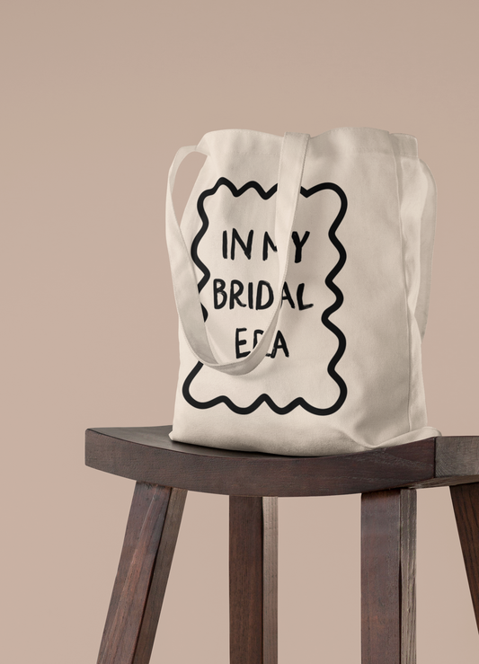 Wisdom & Wonder Designs x Georgina Rose Events | In My Bridal Era | Cotton Tote Bag