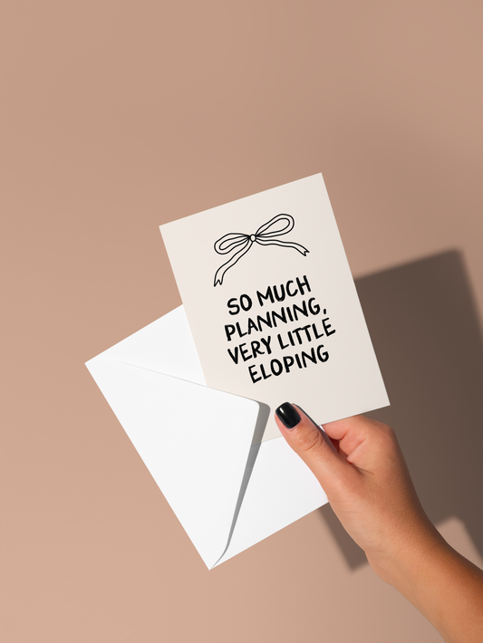 Wisdom & Wonder Designs x Georgina Rose Events | So Much Planning | Greeting Card