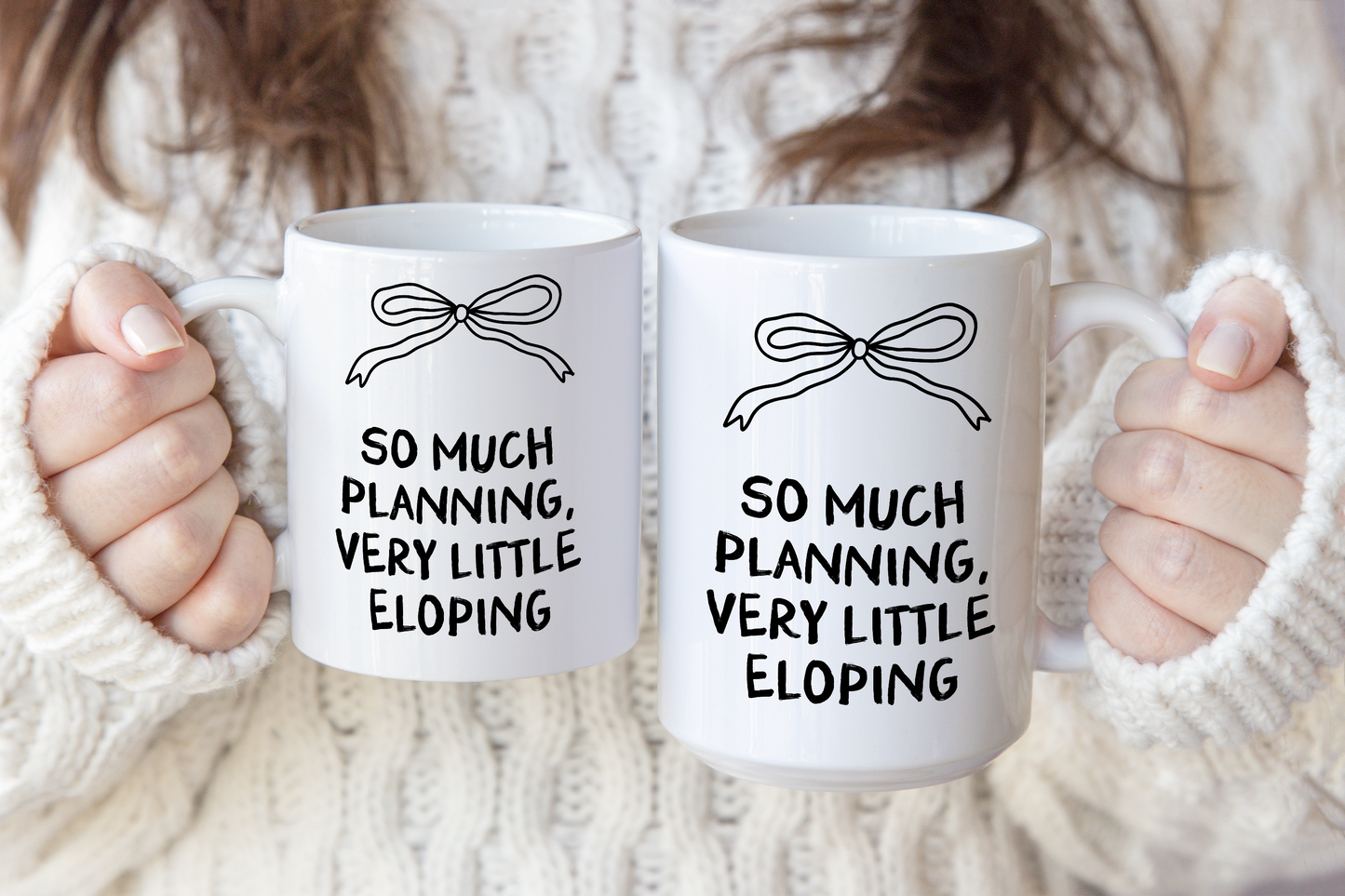 Wisdom & Wonder Designs x Georgina Rose Events | So Much Planning Very Little Eloping | Ceramic Mug