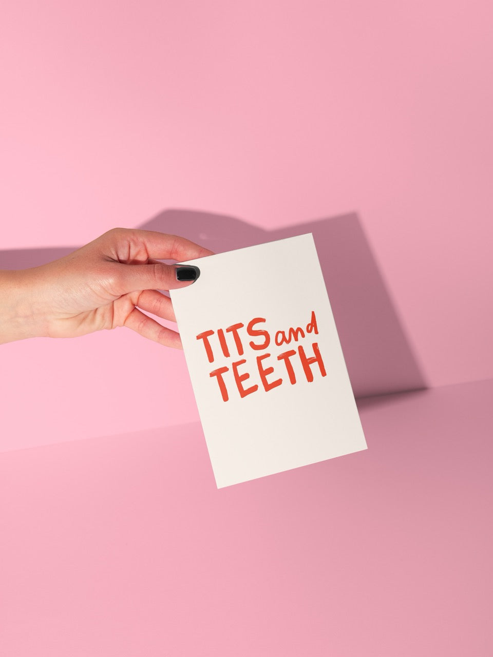 Wisdom & Wonder Designs x Georgina Rose Events | Tits And Teeth | Greeting Card
