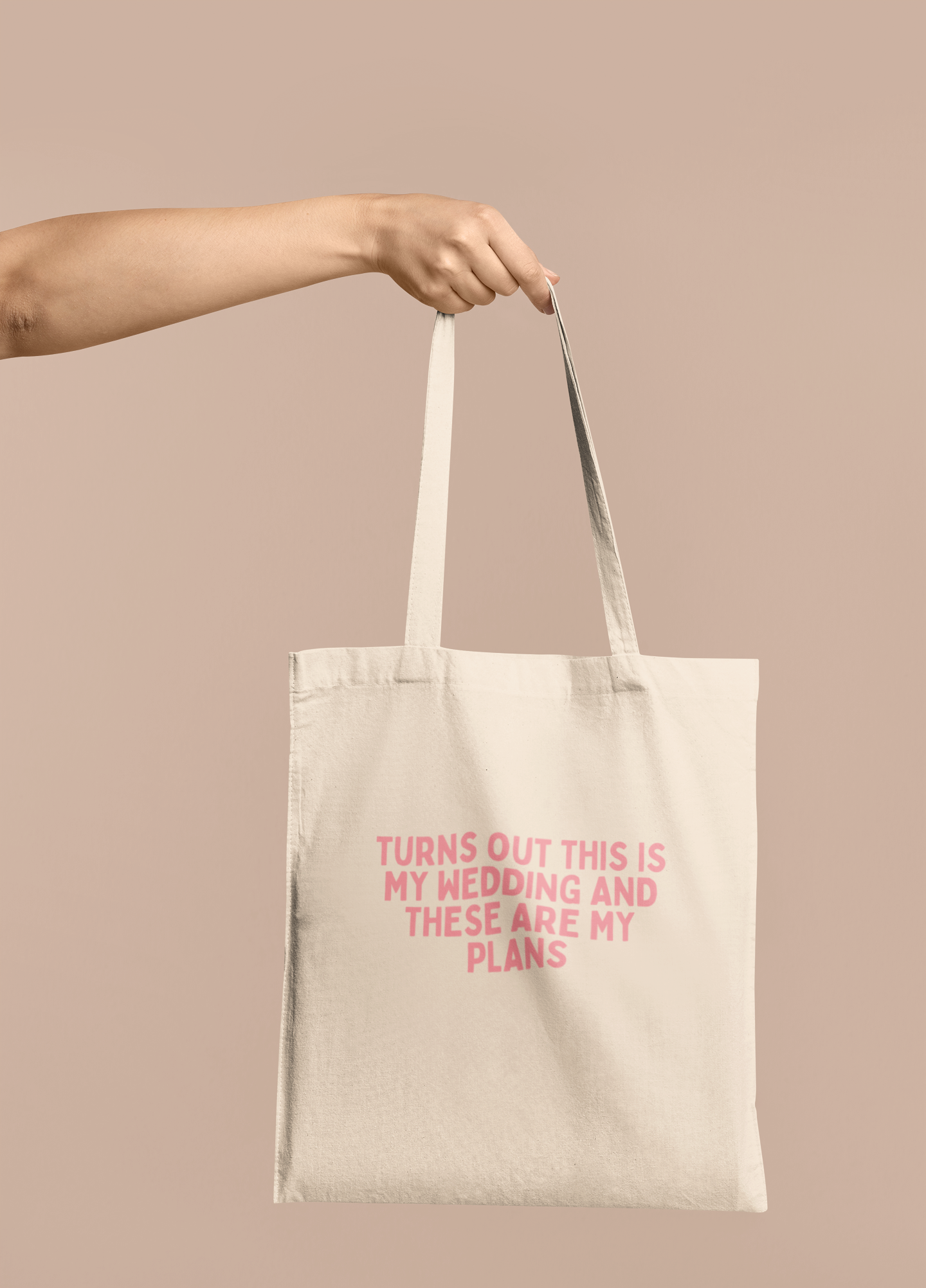 Wisdom & Wonder Designs x Georgina Rose Events | Turns Out This Is My Wedding | Cotton Tote Bag