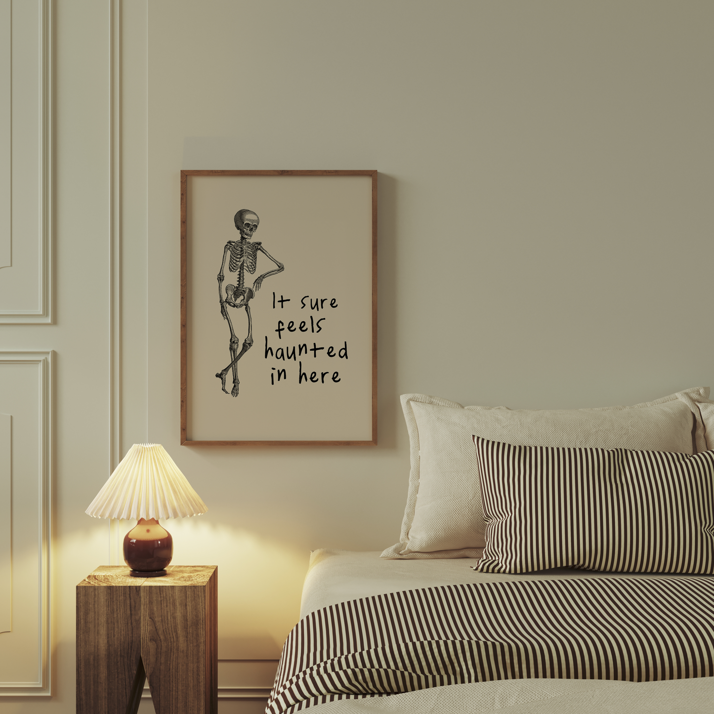Digital Download | It Sure Feels Haunted In Here | Black and Cream