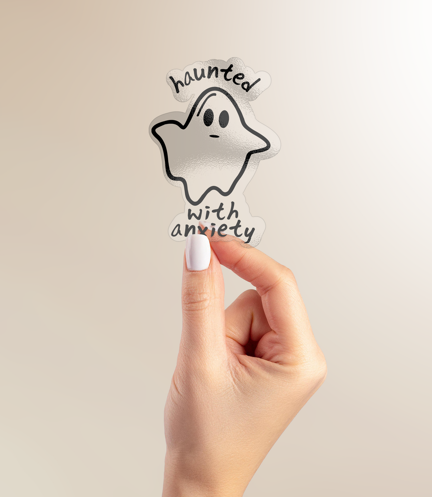 Haunted With Anxiety | Sticker