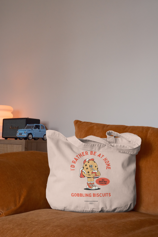 I'd Rather Be At Home Gobbling Biscuits | Tote Bag