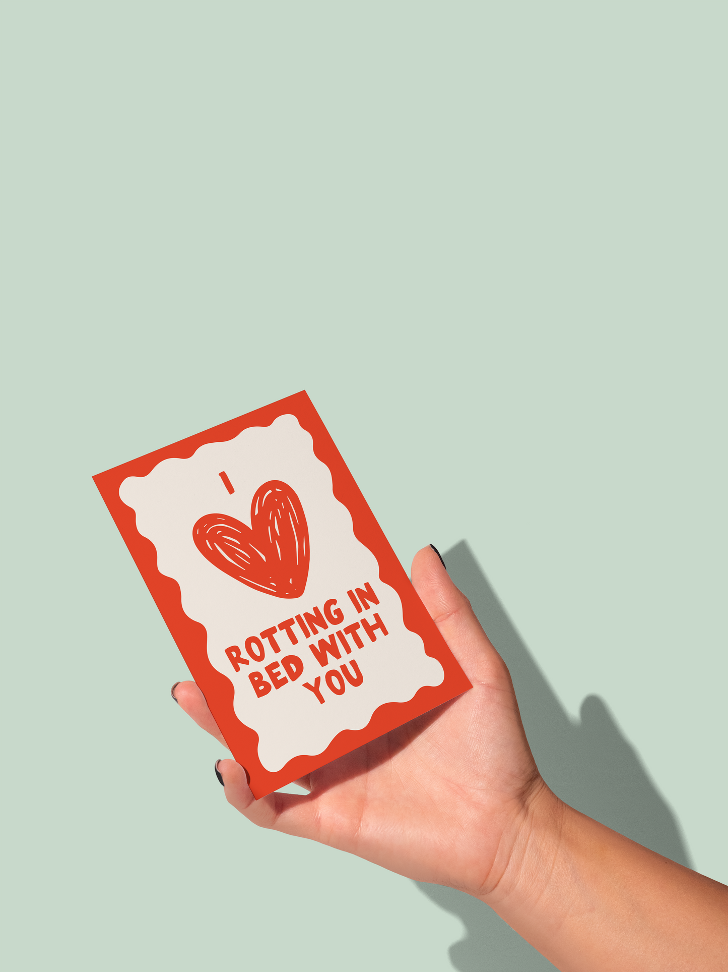 I Love Rotting In Bed With You | Greeting Card