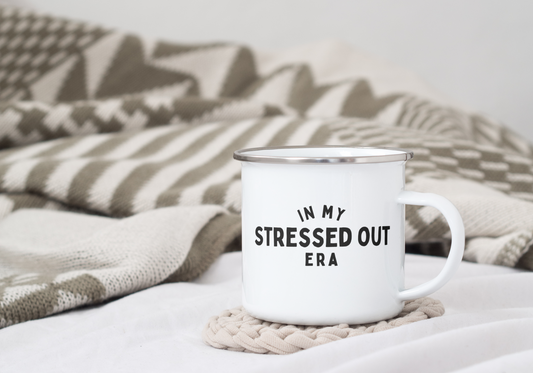 In My Stressed Out Era | Enamel Mug
