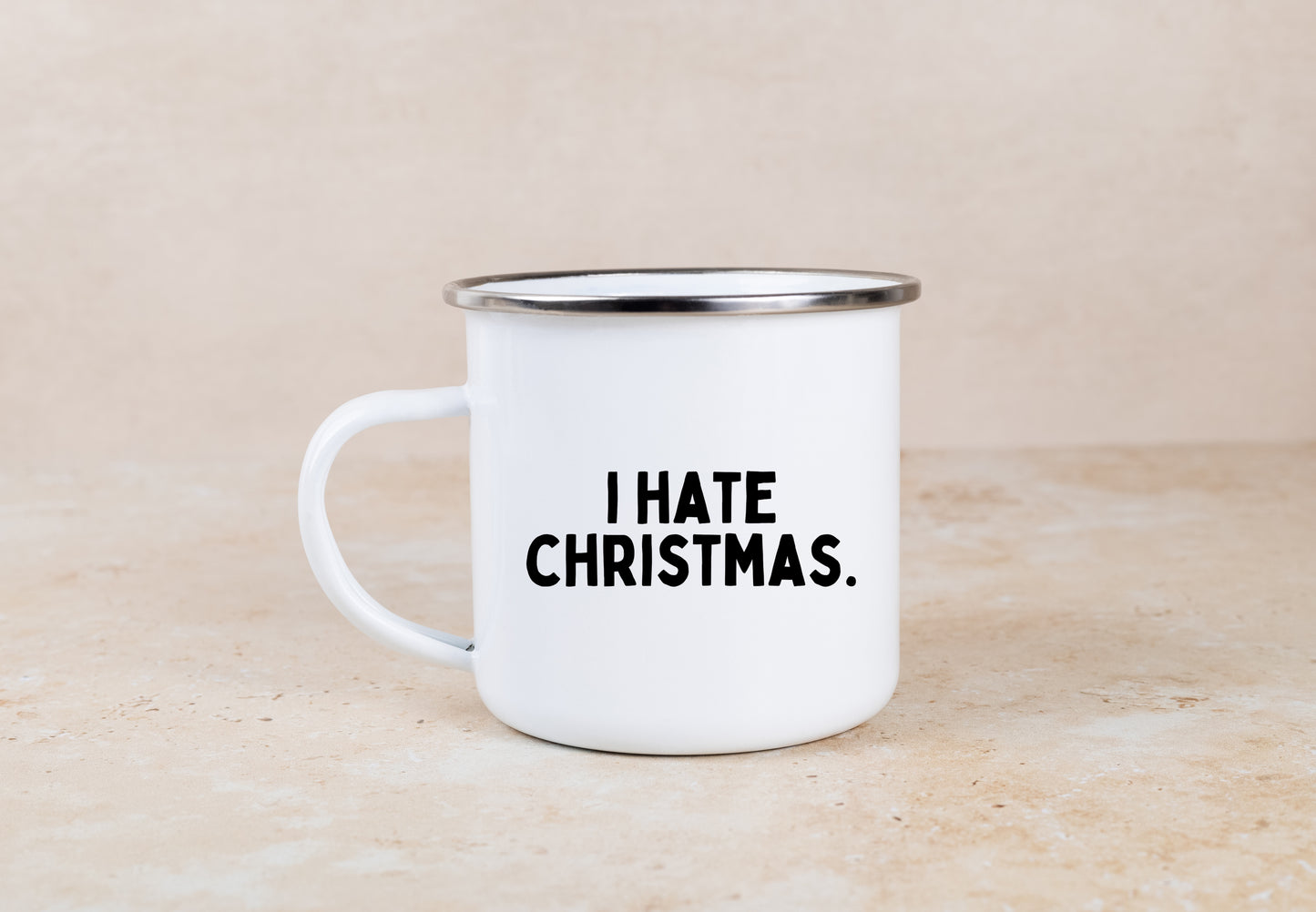 I Hate Christmas | Enamel Christmas Mug