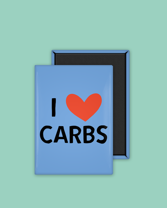I Love Carbs | Ceramic Magnet