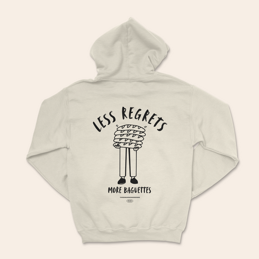 Less Regrets More Baguettes | Unisex Hoodie