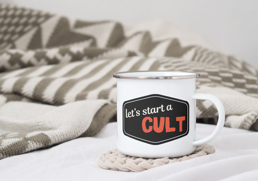 Let's Start A Cult | Enamel Mug