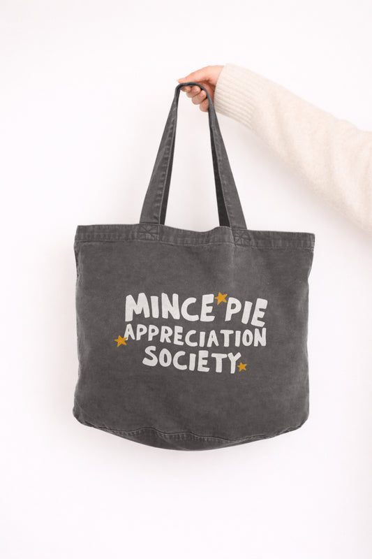 Mince Pie Appreciation Society | Christmas Tote Bag