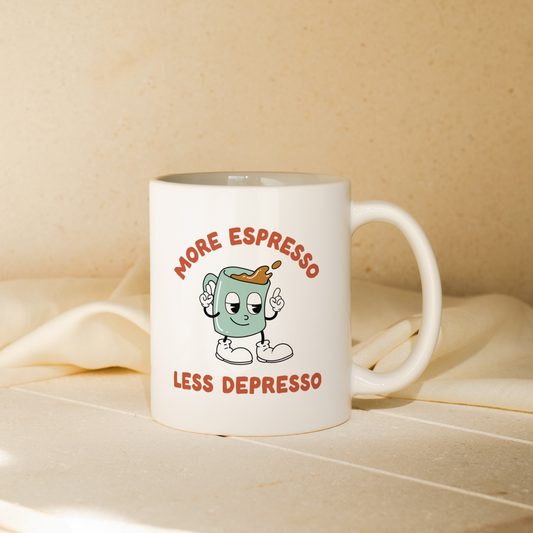 More Espresso Less Depresso | Mug