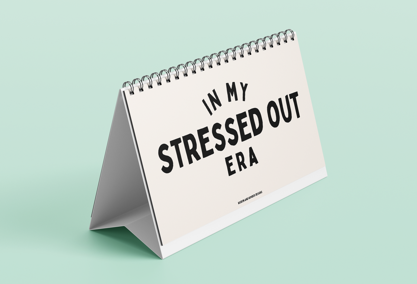 Mental Health Inspired Flip Book | In My Stressed Out Era | 26 Mental Health Inspired Prints